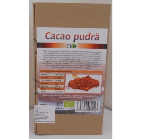 PULBERE CACAO 200g