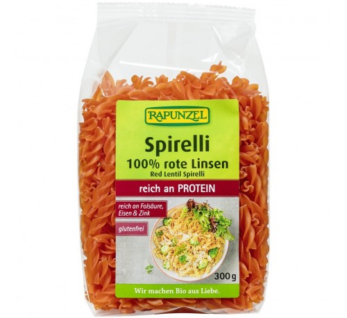 Spirelli din linte rosie FARA GLUTEN